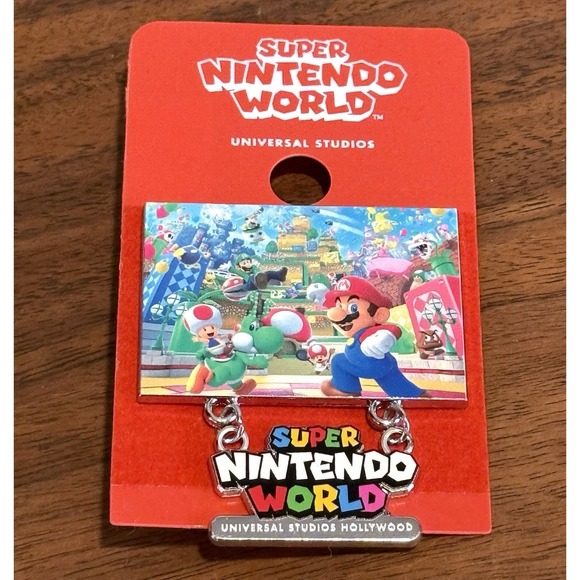 Universal Studios Other - 2025 Universal Studios Hollywood Super Nintendo World Mario Resort Dangle Pin
